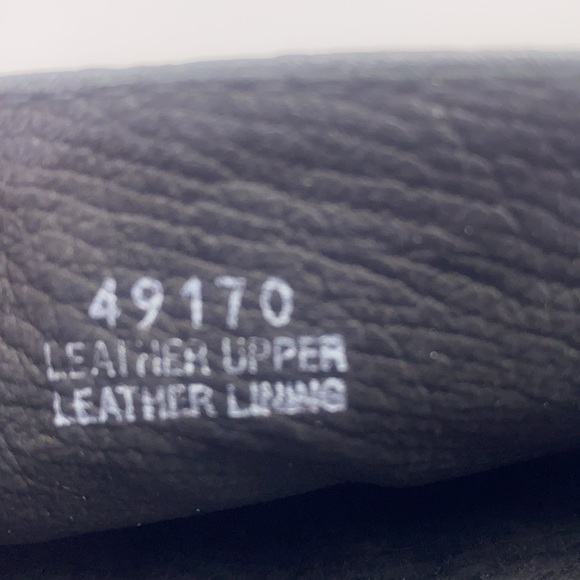 J Crew - Cognac Black Leather Lace Up Heel Booties Size 9.5 - Picture 13 of 13